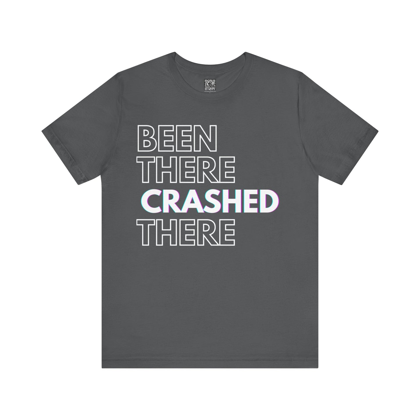 Been There Crashed There Funny Racing T-Shirt – Motorsport Trackday Tee - Dark