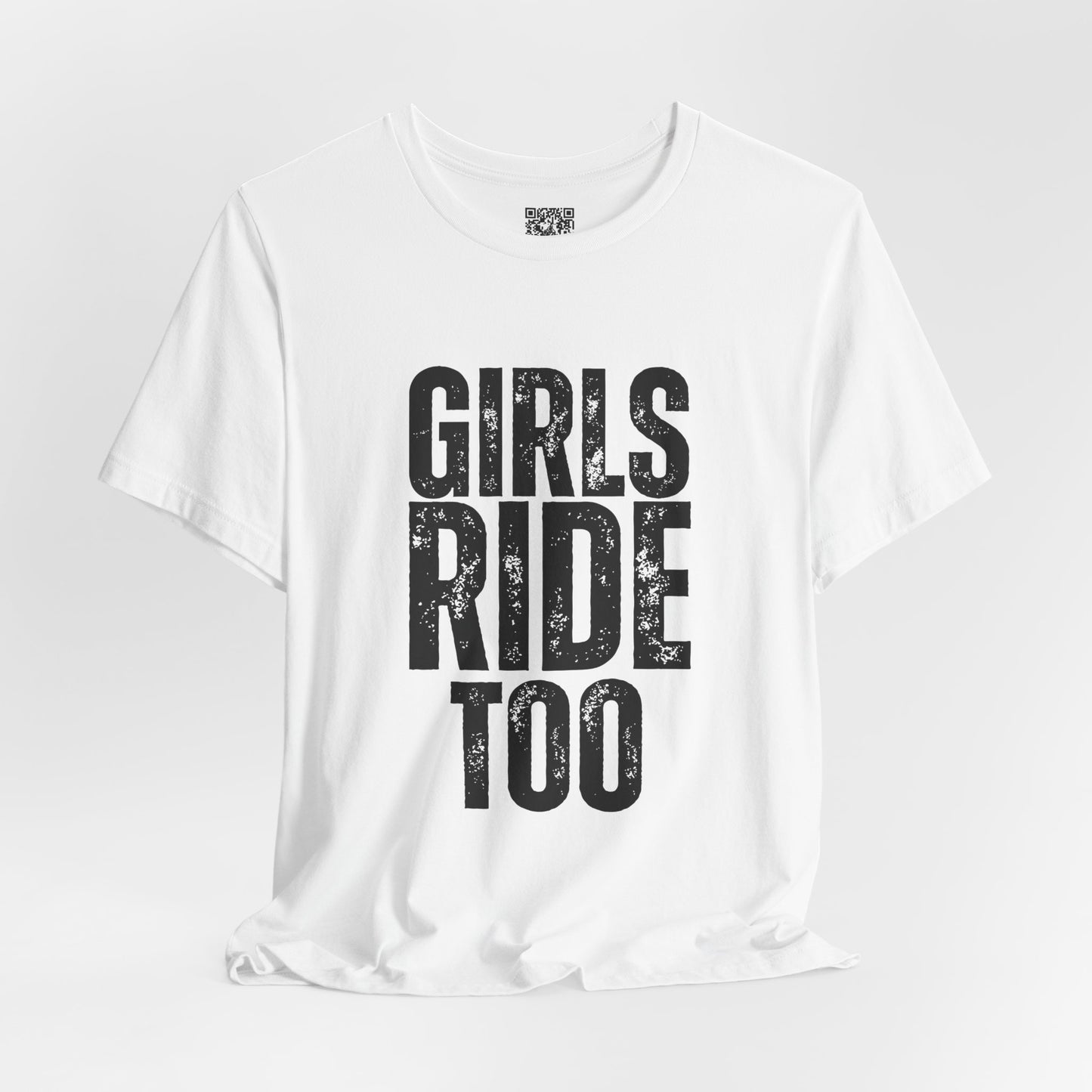 Girls Ride Too Ladies T-Shirt
