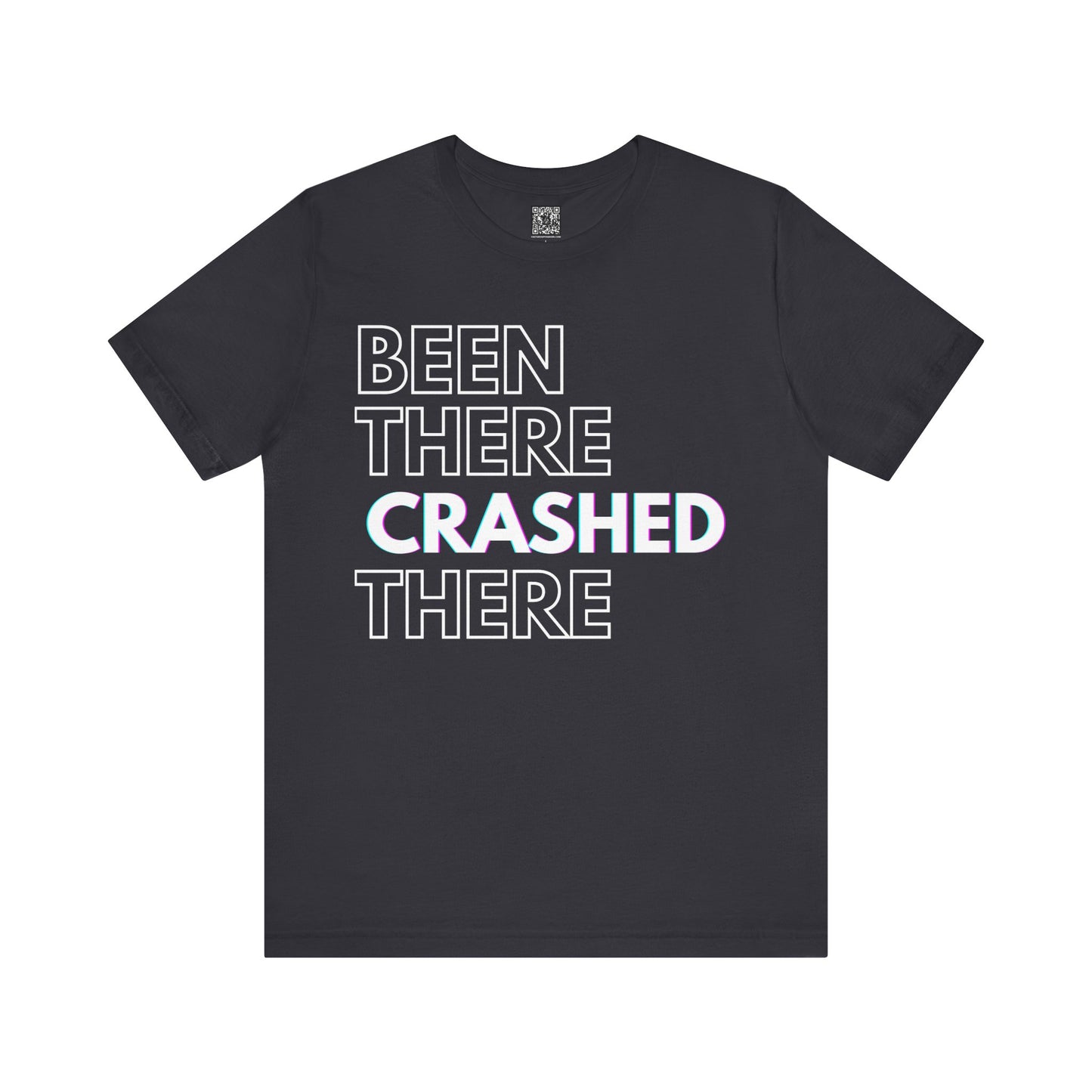 Been There Crashed There Funny Racing T-Shirt – Motorsport Trackday Tee - Dark