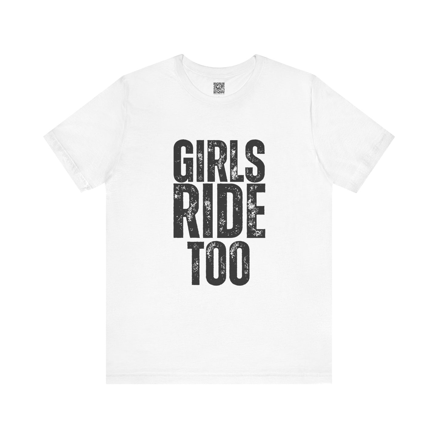 Girls Ride Too Ladies T-Shirt