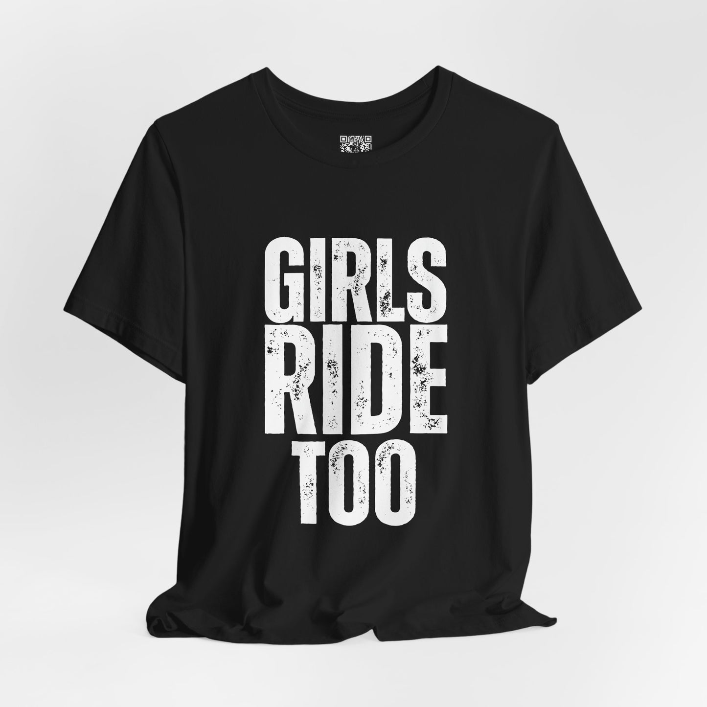 Girls Ride Too Ladies T-Shirt