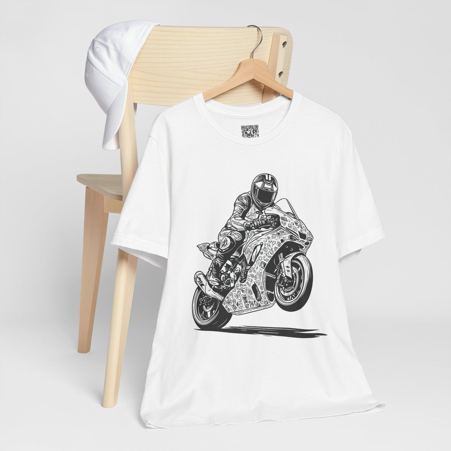 Wheelie T-Shirt V1 - White