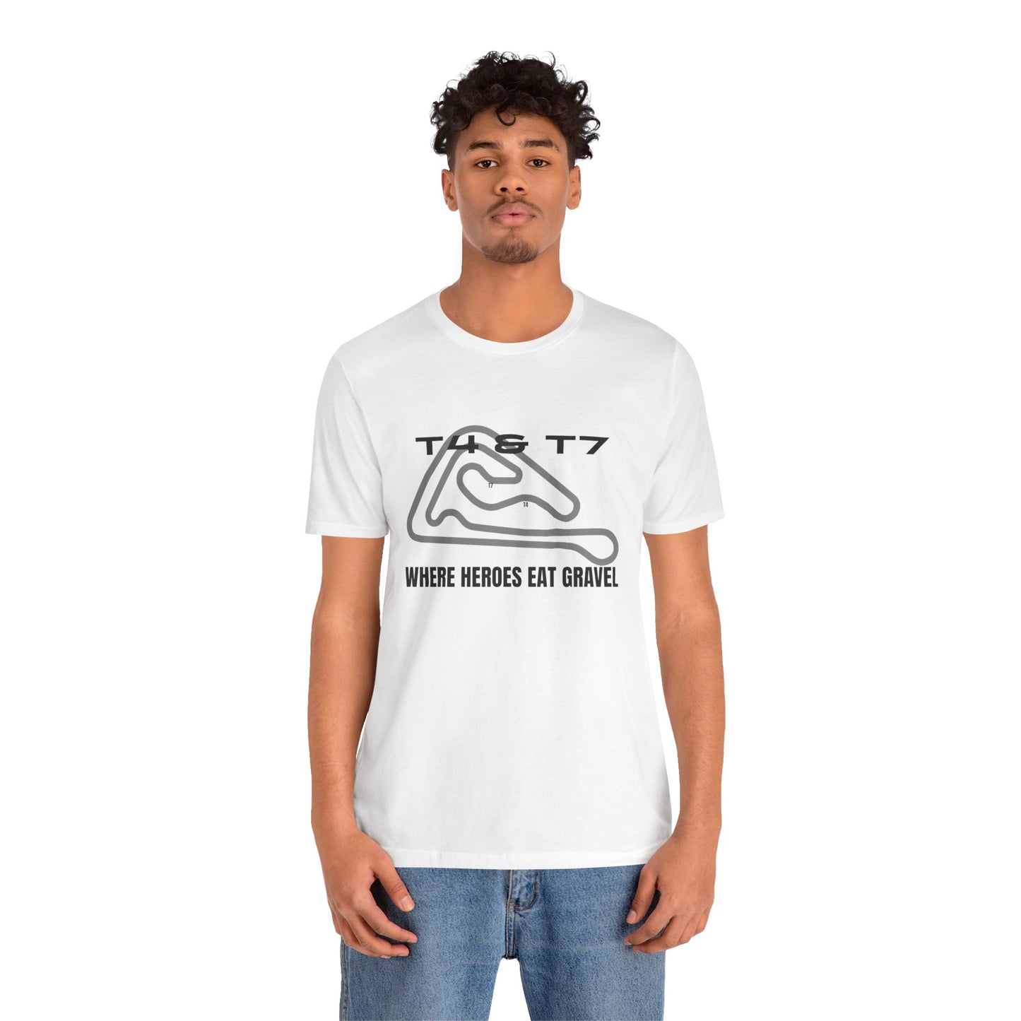 Slovakia Ring Turn 4 and 7 Where Heroes Eat Gravel T-Shirt