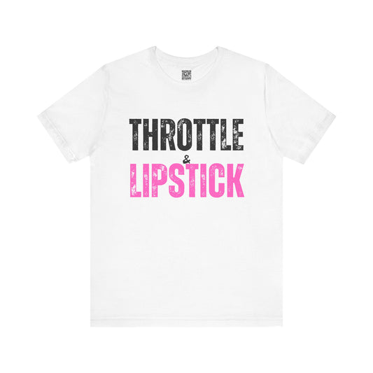 Throttle Lipstick T-Shirt - Pink