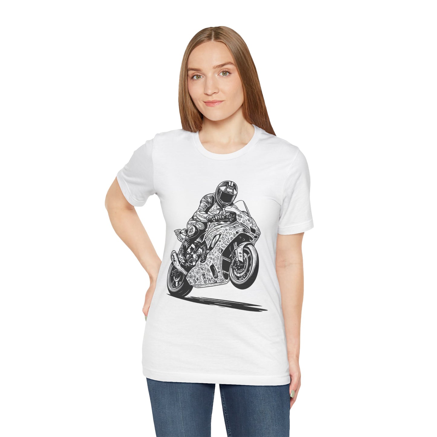 Wheelie T-Shirt V1 - White