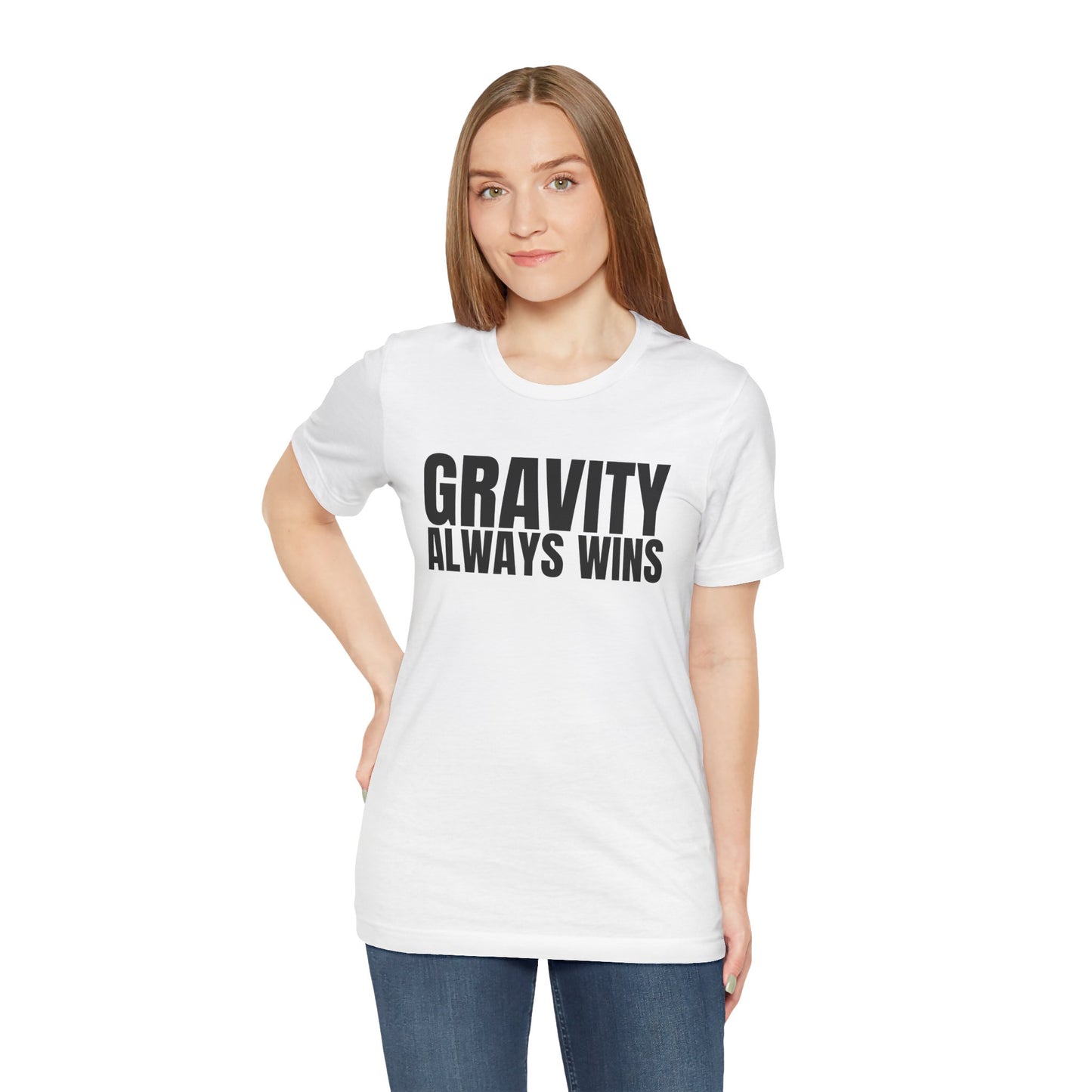 Gravity Always Wins Trackday T-Shirt - White