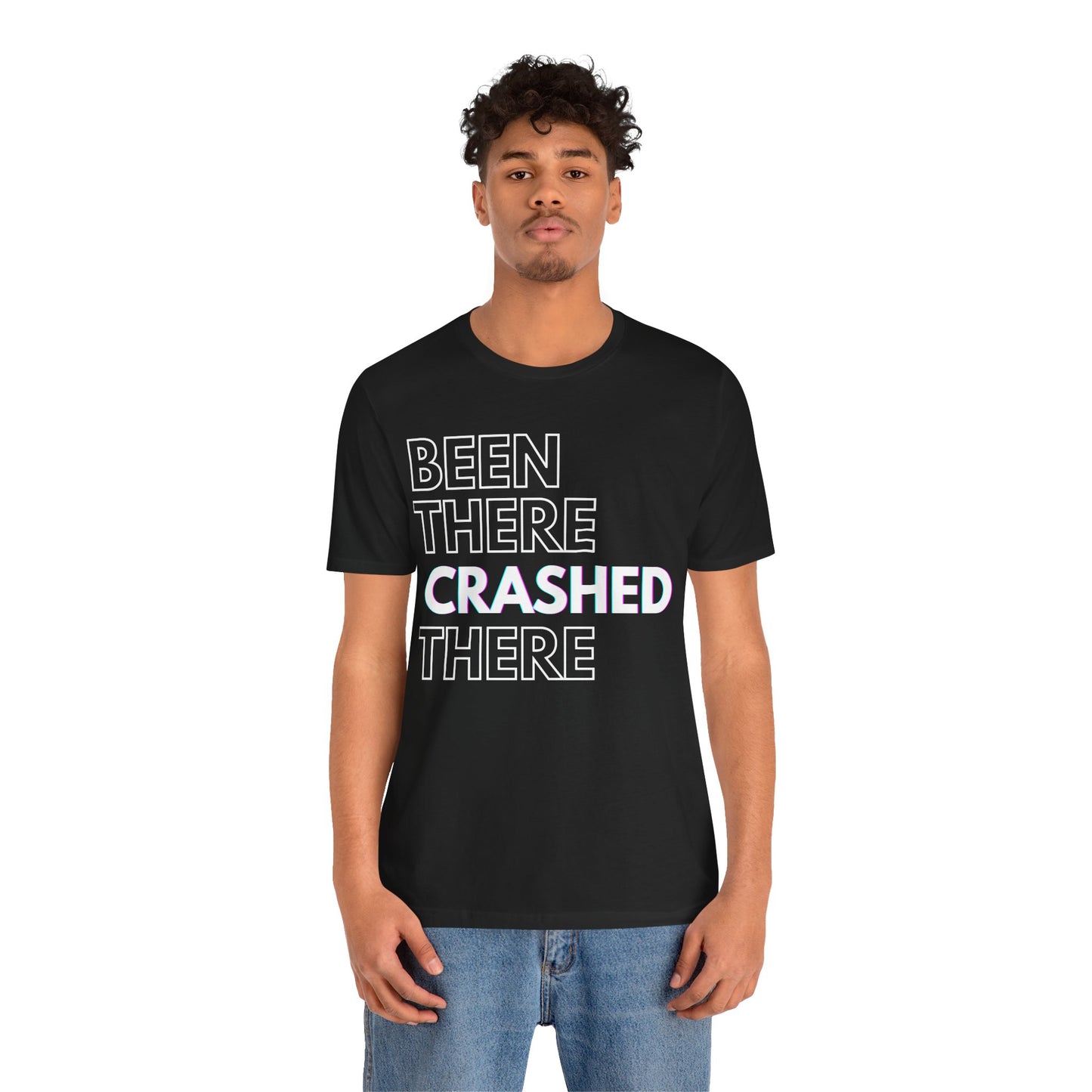 Been There Crashed There Funny Racing T-Shirt – Motorsport Trackday Tee - Dark