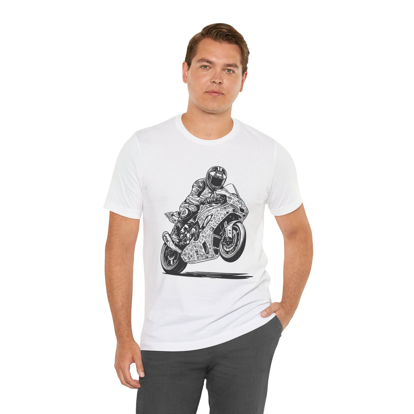 Wheelie T-Shirt V1 - White