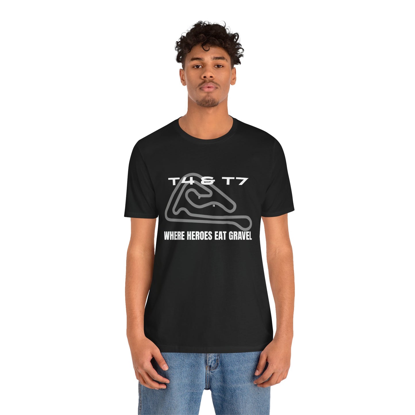 Slovakia Ring Turn 4 and 7 Where Heroes Eat Gravel T-Shirt