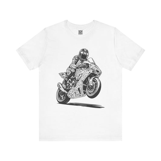 Wheelie T-Shirt V1 - White