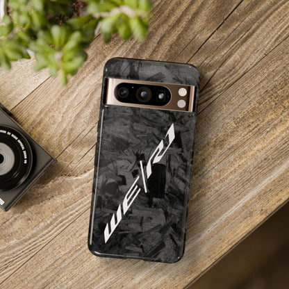 Yamaha R1 We R1 Forged Carbon iPhone Samsung Googe Pixel Phone Case