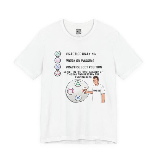 Send It Motorcycle T-Shirt Gamer Style