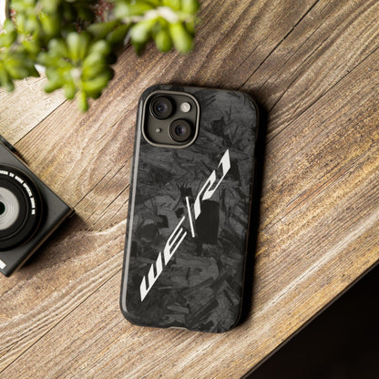 Yamaha R1 We R1 Forged Carbon iPhone Samsung Googe Pixel Phone Case