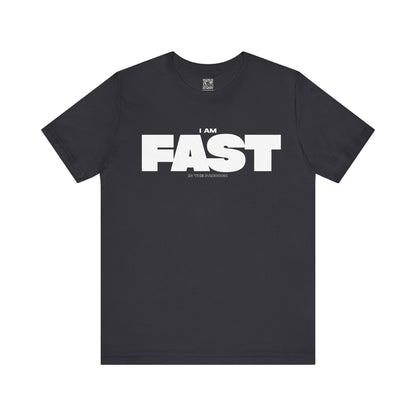 I Am Fast in the Paddock – Track Day Moto T-Shirt - Black