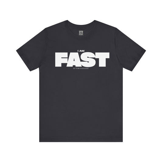I Am Fast in the Paddock – Track Day Moto T-Shirt - Black
