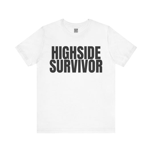 Highside Surviror Trackday T-Shirt - White