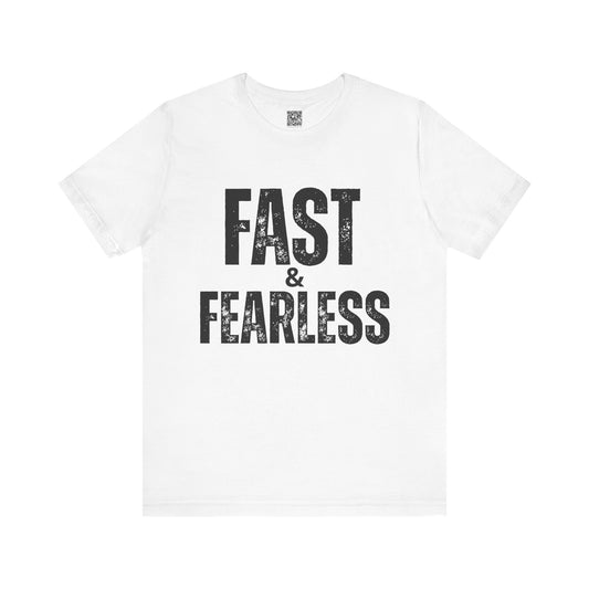 Fast & Fearless Ladies T-Shirt - Biker Girl Version