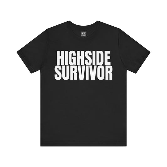 Highside Survivor Trackday T-Shirt - Black