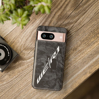 Yamaha R1 We R1 Forged Carbon iPhone Samsung Googe Pixel Phone Case