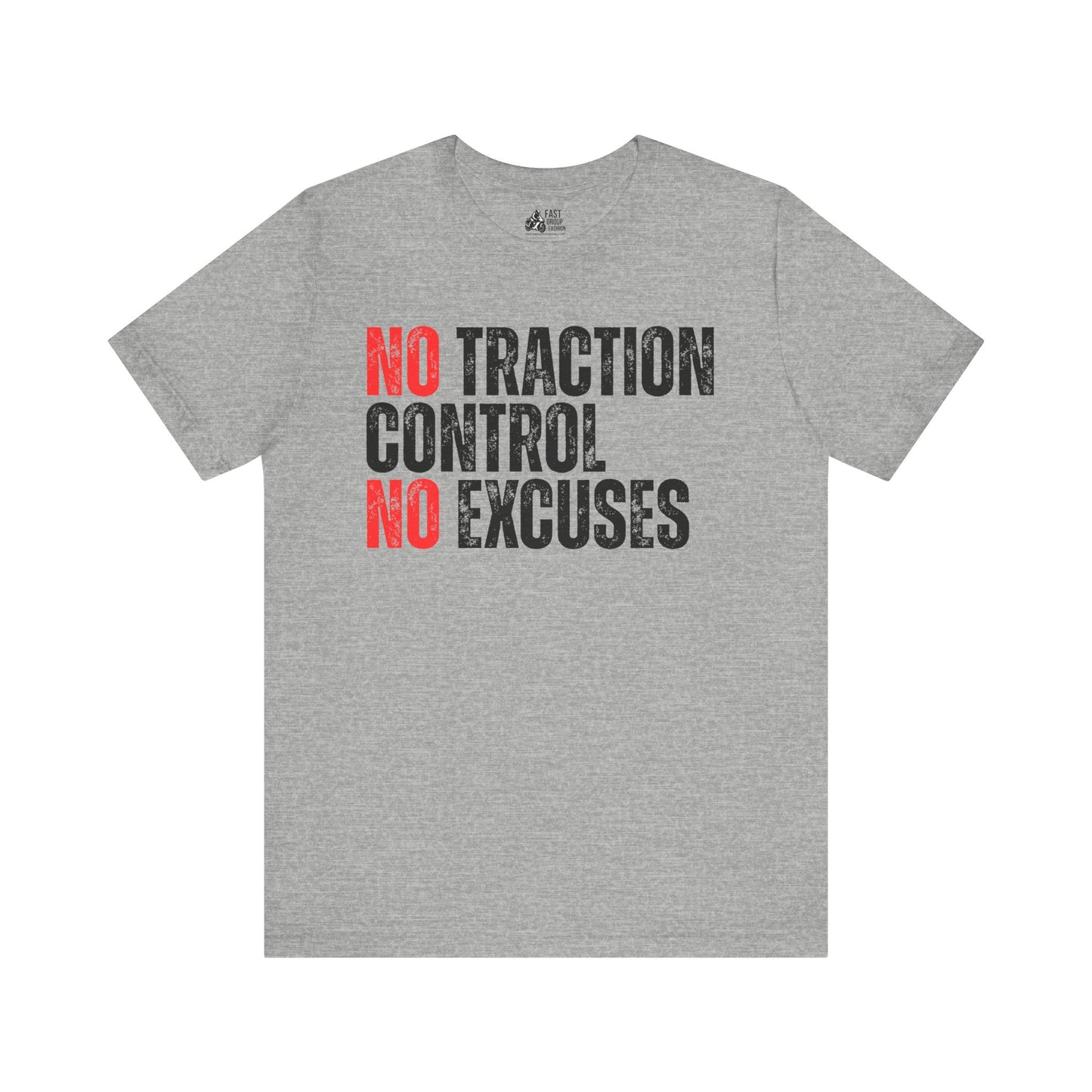 No Traction Control – No Excuses | Track Day T-Shirt - White