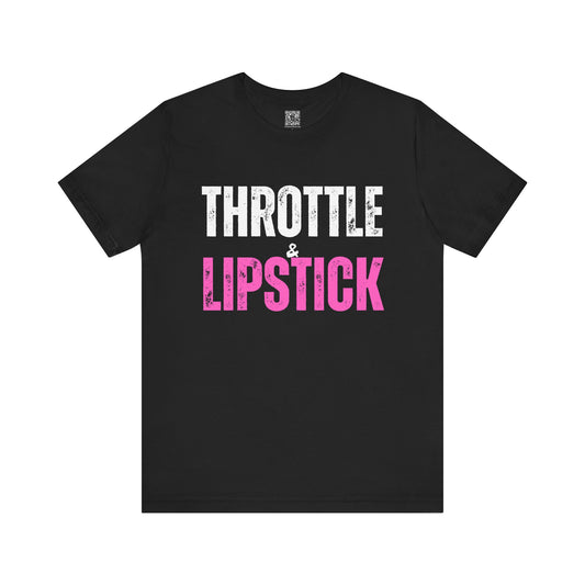 Throttle  Lipstick T-Shirt - Pink