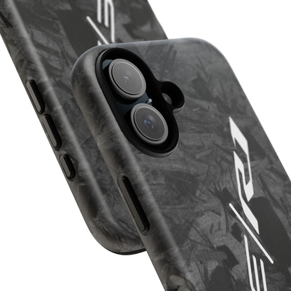 Yamaha R1 We R1 Forged Carbon iPhone Samsung Googe Pixel Phone Case