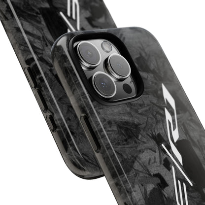Yamaha R1 We R1 Forged Carbon iPhone Samsung Googe Pixel Phone Case