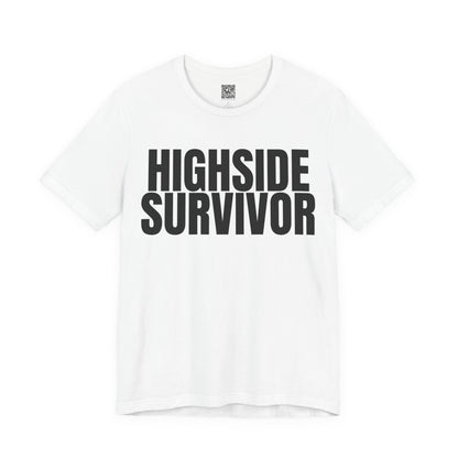 Highside Surviror Trackday T-Shirt - White