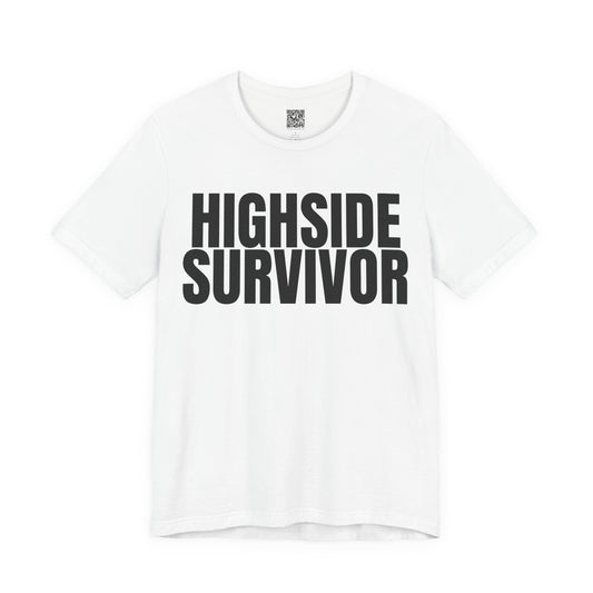 Highside Surviror Trackday T-Shirt - White