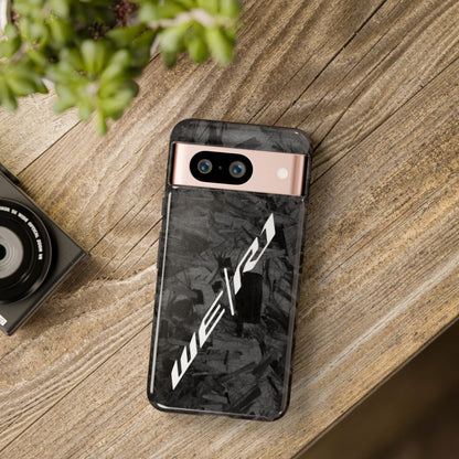 Yamaha R1 We R1 Forged Carbon iPhone Samsung Googe Pixel Phone Case