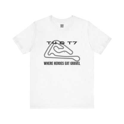 Slovakia Ring Turn 4 and 7 Where Heroes Eat Gravel T-Shirt