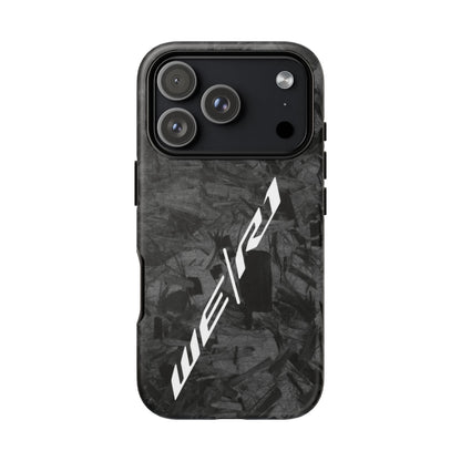 Yamaha R1 We R1 Forged Carbon iPhone Samsung Googe Pixel Phone Case