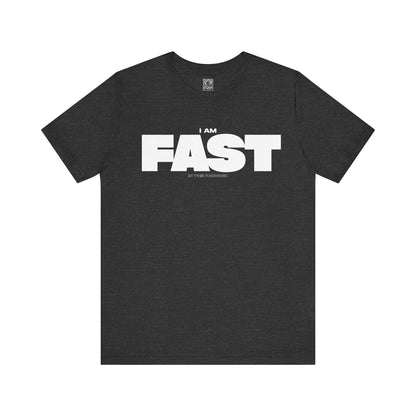 I Am Fast in the Paddock – Track Day Moto T-Shirt - Black